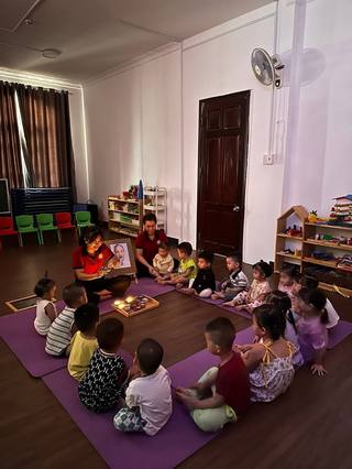 Khoảnh khắc tại Mầm non Bình Minh