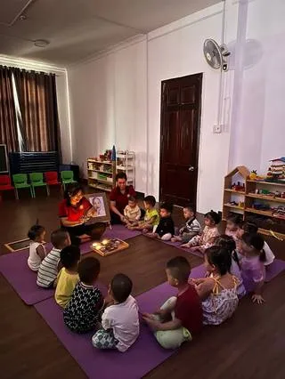 Khoảnh khắc tại Mầm non Bình Minh