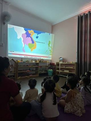 Khoảnh khắc tại Mầm non Bình Minh