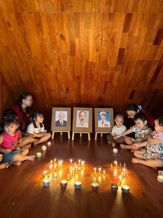 Khoảnh khắc tại Mầm non Bình Minh