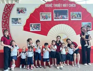Khoảnh khắc tại Mầm non Bình Minh
