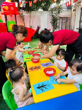 Khoảnh khắc tại Mầm non Bình Minh