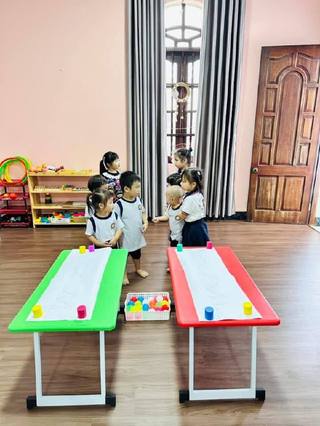 Khoảnh khắc tại Mầm non Bình Minh
